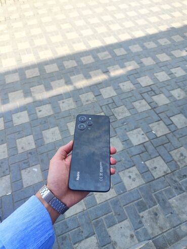 stacionar telefon: Xiaomi Redmi 12, 256 GB, rəng - Qara, 
 Düyməli, Barmaq izi