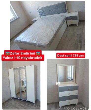 стеной шкаф: İkinəfərlik çarpayı, Dolab, Yeni