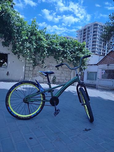 velosipet: Uşaq/yeni başlayanlar üçün BMX tipli velosiped - Rəng: tünd yaşıl — 2