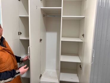 Шкафы для одежды: Шкаф для одежды, Новый, Прямой, ЛДСП — 13