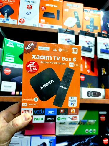 Smart TV bokslar: Yeni Smart TV boks Xiaomi 2 GB / 16 GB, Android, Pulsuz çatdırılma, Rayonlara çatdırılma, Ünvandan götürmə