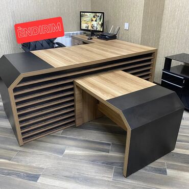 Ofis və oyun kresloları: Yeni, Təkərli, Qolları tənzimlənir, Dəri — 6