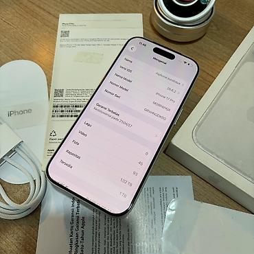 a4 kagiz topdan satis: IPhone 17 Pro, 1 TB, White Titanium, Sənədlərlə — 2