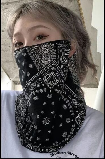 цепь золотая: 🎀 Стильная бандана за 100 сом! 🎀 Модные узоры для защиты и образа —