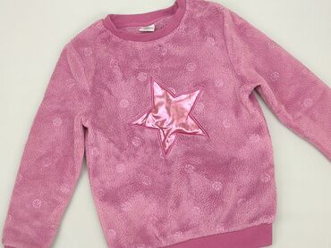 sweterki na drutach dla dziewczynki: Bluza, Little kids, 5-6 lat, 110-116 cm, stan - Dobry