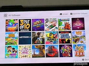 Nintendo Switch: Nintendo Switch OLED konzola cipovana 64gb + 512gb microSD sa 140 — 2