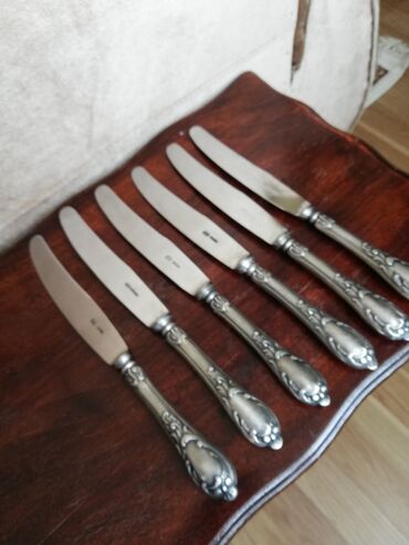 bicaq itiliyen: Мельхиоровые королевские ножи 6 шт