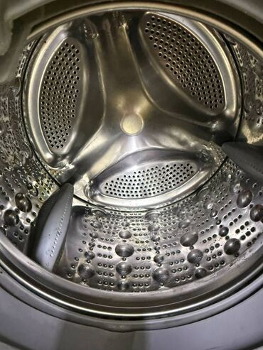 Paltaryuyan maşınlar: Paltaryuyan maşın LG, 9 kq, İşlənmiş, Avtomat, Qurutma var, Ünvandan götürmə — 5