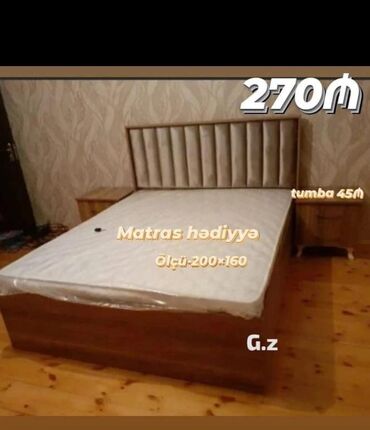 Çarpayılar: Yeni, İkinəfərlik çarpayı, Bazasız, Matras ilə, Siyirməsiz, Azərbaycan -da lalafo.az — 3 Çarpayılar: Yeni, İkinəfərlik çarpayı, Bazasız, Matras ilə, Siyirməsiz, Azərbaycan — 3