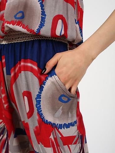 Другая женская одежда: Комбинезоны размер стандартный до 50 ткань штапель производство — 3