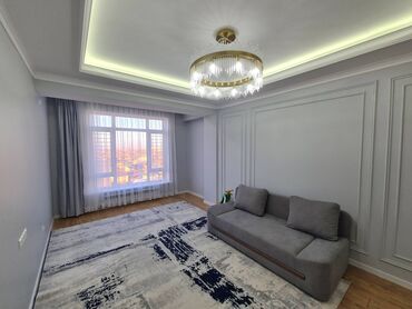 3 ком кв в бишкеке: 3 комнаты, 89 м², Элитка, 10 этаж, Евроремонт