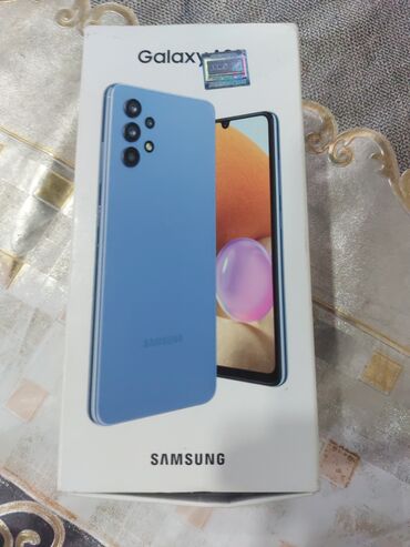 samsung gəncə: Samsung Galaxy A32, 64 ГБ, цвет - Голубой, Две SIM карты