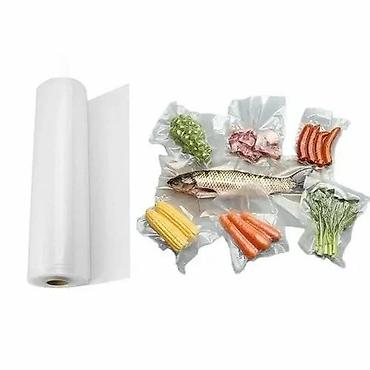 Qab-qacaq və mətbəx ləvazimatları: Vakuum paket rulon Vakuum Paket Rulon qida və digər əşyaların uzun — 2