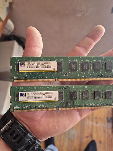 Operativ yaddaş (RAM): TwinMOS DDR3 U-DIMM RAM modulları - Tip: DDR3 U-DIMM (masaüstü — 2