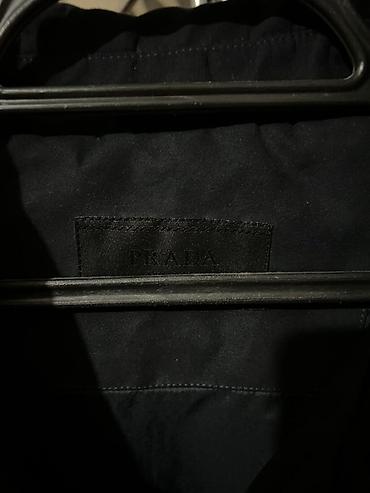 Куртки: Куртка на молнии Prada Milano, черная - Лаконичный дизайн: прямой — 4