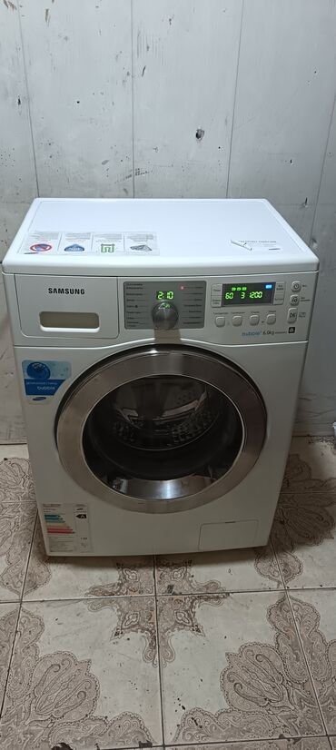 işlənmiş kondinsoner: Paltaryuyan maşın Samsung, 6 kq, İşlənmiş, Avtomat, Qurutma var, Ödənişli çatdırılma