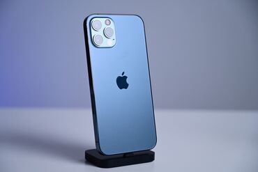 покупка продажа бу телефонов: IPhone 12 Pro, Б/у, 128 ГБ, Blue Titanium, Чехол, 80 %