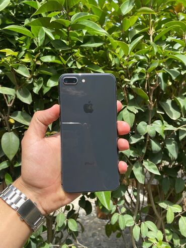 iphone x 200 azn: IPhone 8 Plus, 64 ГБ, Черный, Отпечаток пальца
