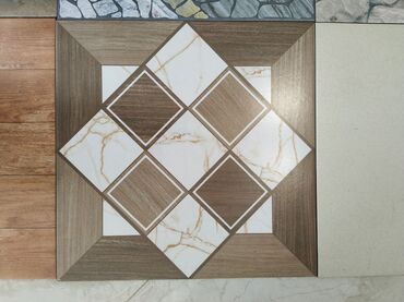 kafel metlax hamam ucun: Keramika döşəmə plitəsi – dekorativ kvadrat panel dizaynı - Ölçü
