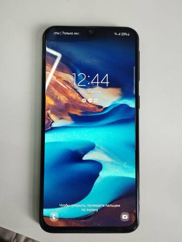 ноудбук купить: Samsung Galaxy A40, Колдонулган, 64 ГБ, түсү - Кара, 1 SIM, 2 SIM