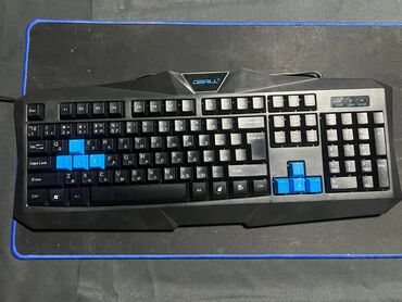 клавиатура и мышка: Мембранная игровая клавиатура, мышка с FRGB подсветкой с мышкой 900