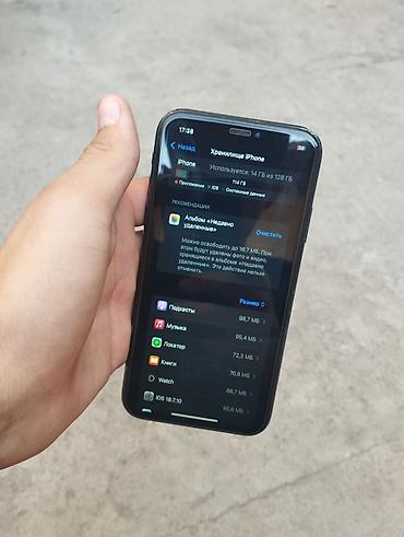 Уюлдук телефондор жана аксессуарлар: IPhone Xr, Колдонулган, 128 ГБ, Кара, Каптама, 101 % — 10