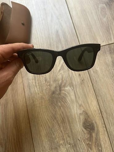 gün eynəyi: Ray-Ban gün eynəyi + orijinal qəhvəyi dəri futlyarı - Klassik — 4