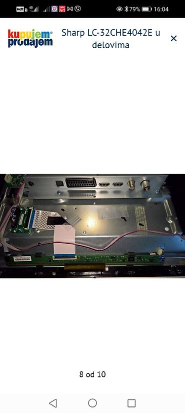 Aksesoari za TV i video: Sharp LC-32CHE4042E – delovi Rastavljen LCD TV Sharp LC-32CHE4042E na lalafo.rs — 8 Aksesoari za TV i video: Sharp LC-32CHE4042E – delovi Rastavljen LCD TV Sharp LC-32CHE4042E — 8