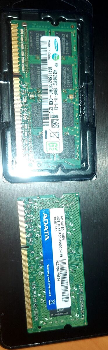 Продам оперативку 4 + 2 гига. DDR3 для ноутбука. 100% рабочая. Без