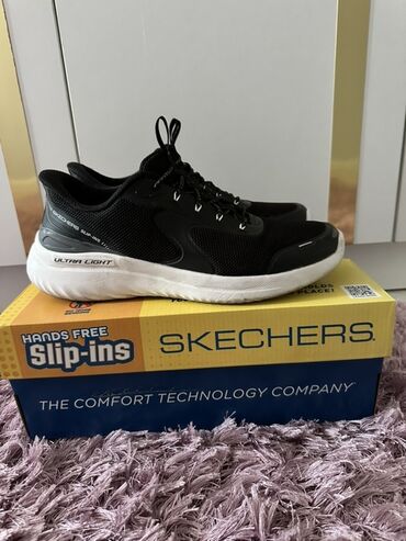 черный купальник с сеткой: Мужские кроссовки, 39.5, Skechers, Новый, цвет - Черный, Бесплатная доставка