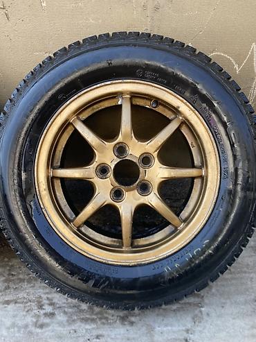 bbs 4 100: Колеса в сборе 185 / 70 / R 14, Зима, Б/у, Комплект, Легковые, Литые, отверстий - 5 — 1