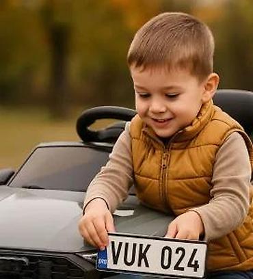 traktor igracka za decu: Dečiji električni automobil – licencirani Audi stil, siva boja - — 5