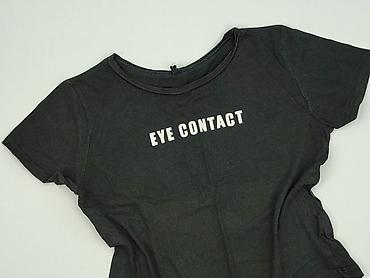 bluzki czarne basic: Sinsay, T-shirt damski, rozmiar L — 1