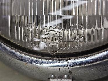 битл: Передняя левая фара Volkswagen 1960 г., Б/у, Оригинал, Германия — 7