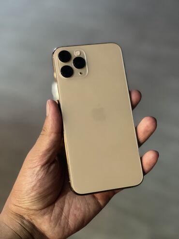 редми ноте 8: IPhone 11 Pro, Колдонулган, 256 ГБ, Алтын, Коргоочу айнек, 74 %