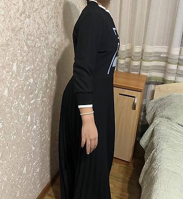 макси новый: Повседневное платье, Осень-весна, Длинная модель, Трикотаж, M — 3