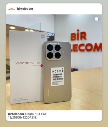 xiaomi planşet: Xiaomi 15 Pro, 256 GB, rəng - Boz, 
 Zəmanət, Kredit, Qırıq