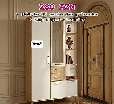 Ev və bağ: Dəhliz üçün çoxfunksiyalı dolab-komod dəsti - Tərkibi: asma paltar — 1