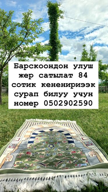 участок сельхозназначения: 84 соток, Для сельского хозяйства