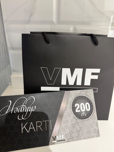 барои фарбех шудан: 200 aznlik vmf dukanina hediyye karti var 170 azn satilir