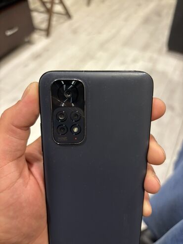 Daş yunu: Redmi Note 11, 128 GB, rəng - Qara, Sensor