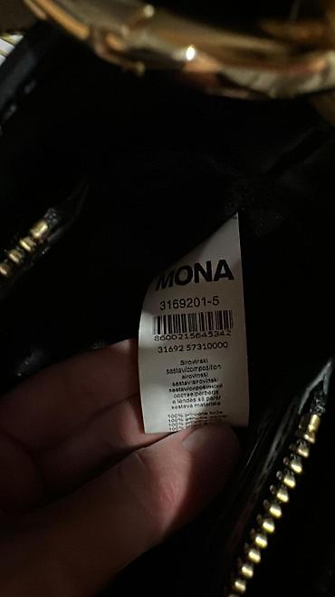 zara leskovac: MONA ženska torba u crnoj boji, elegantnog i modernog poluoblog — 2
