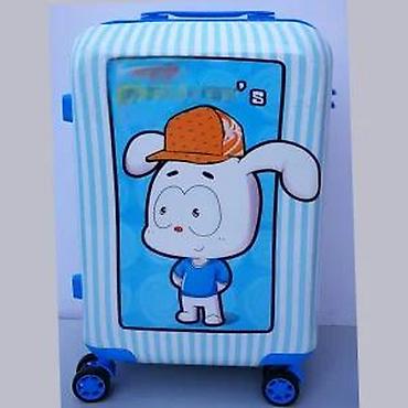 Rančevi, torbe i koferi: Dečji kofer na točkiće – “Happy Children” - Čvrsta ABS/plastik — 8