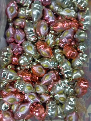 Yeni il oyuncaqları və bəzəkləri: Первое фото по 4м.другие фото по 2м все игрушки стеклянные şüşə yolka — 3