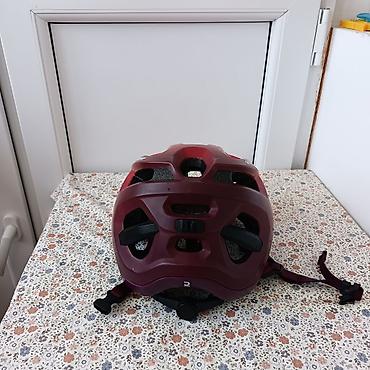 kaska velosiped: Məhsul: Rockrider ST dağ velosiped kaskı - Rəng: qırmızı — 4