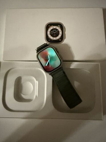 smart aparat: İşlənmiş, Smart saat, Apple, Sensor ekran, rəng - Yaşıl
