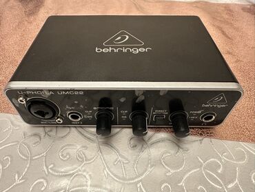 звуковая карта behringer: Аудиоинтерфейс Behringer U-Phoria UMC22 - Компактный USB-интерфейс