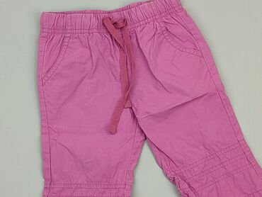 rozowe spodnie bershka: Niemowlęce spodnie materiałowe, 12-18 m, 80-86 cm, stan - Dobry