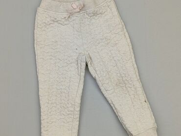 spodnie dresowe legginsy: Spodnie dresowe, 12-18 m, stan - Dobry