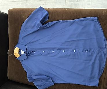 kişi köynəkləri: Aristokrat kişi köynəyi – Slim Fit - Rəng: Göy - Model: Qısaqol — 1